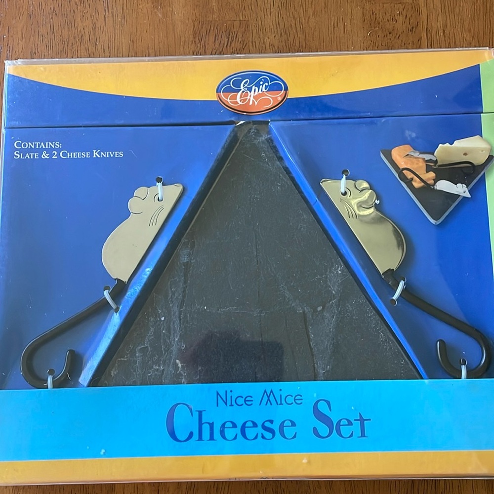 Epic Nice Mice Cheese Set, New in Original Packaging